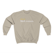#CoolAssBlackWoman Tan Crewneck Sweatshirt