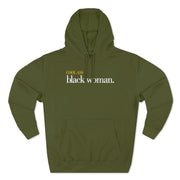 #CoolAssBlackWOMAN Army Green Hoodie