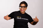 #CoolAssBlackWoman Ladies' T-Shirt (Unisex)